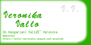 veronika vallo business card